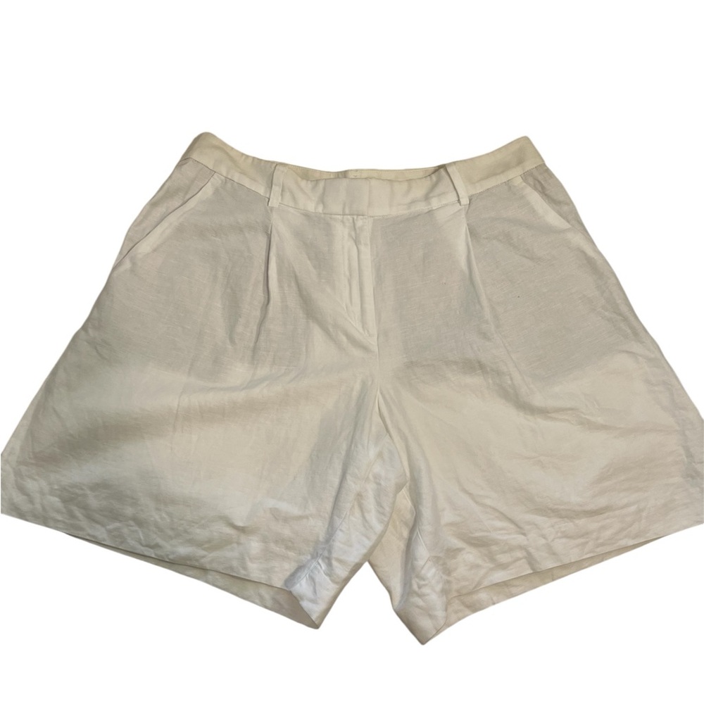 Loft White Linen Shorts Summer 2022 Size 8